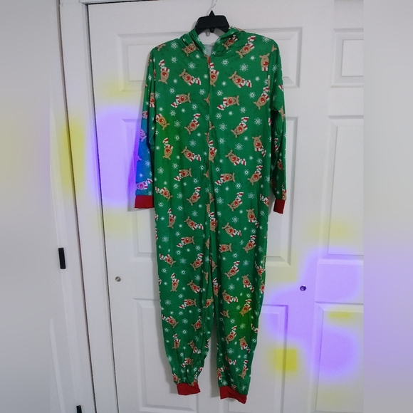#760Viworld Family Matching Christmas Pajama Set Xmas Deer Pjs One-piece XXL - Picture 1 of 7